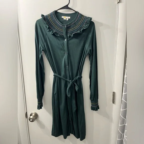 Boden | Dresses | Boden Smocked Detail Jersey Dress | Poshmark